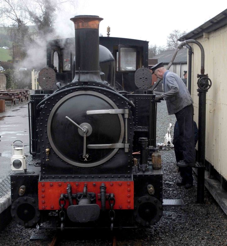 Taking on Water at Llanfair