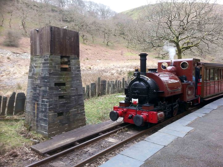 Talyllyn arrives at Dolgoch