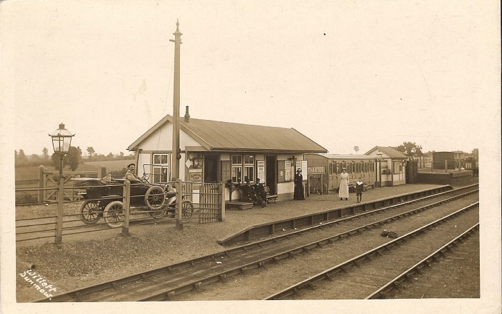 Thaxted Railway Station Postcard