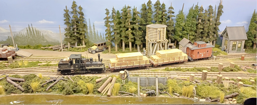 Redwood Lumber - On30 - model railroad.
