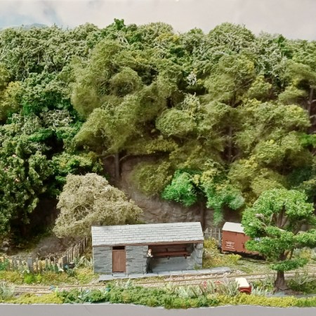 Narrow gauge model railway layout Cilffordd Corris 009 Graham and Jamie Doe