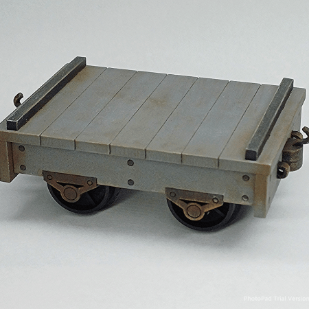 Completed laser cut kit for SM32 flat wagon