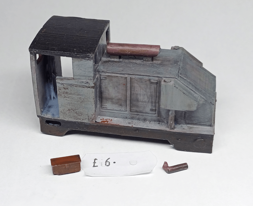 Secondhand 009 3D printed Kerr Stuart locomotive body.