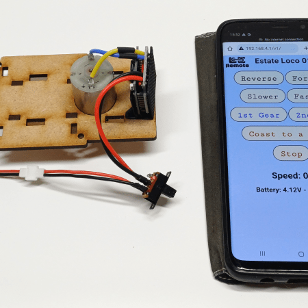 Controlling a SM32 Model Locomotive with a Loco Remote