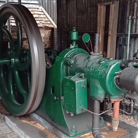 Fielding and Platt Oil Engine Amberley Museum
