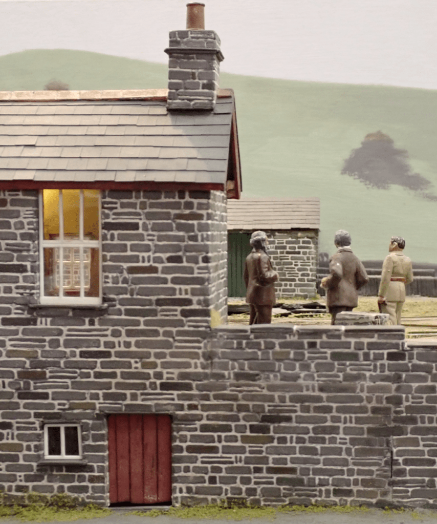 Melinau'r Abaty model railway layout in 0-16.5, inspired by the Corris and Talyllyn Railways.