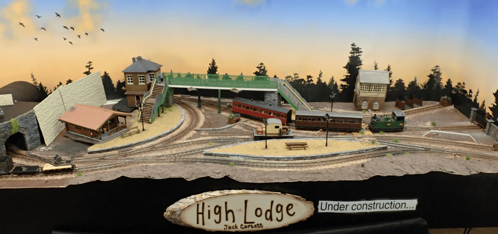High Lodge model railway layout in 009