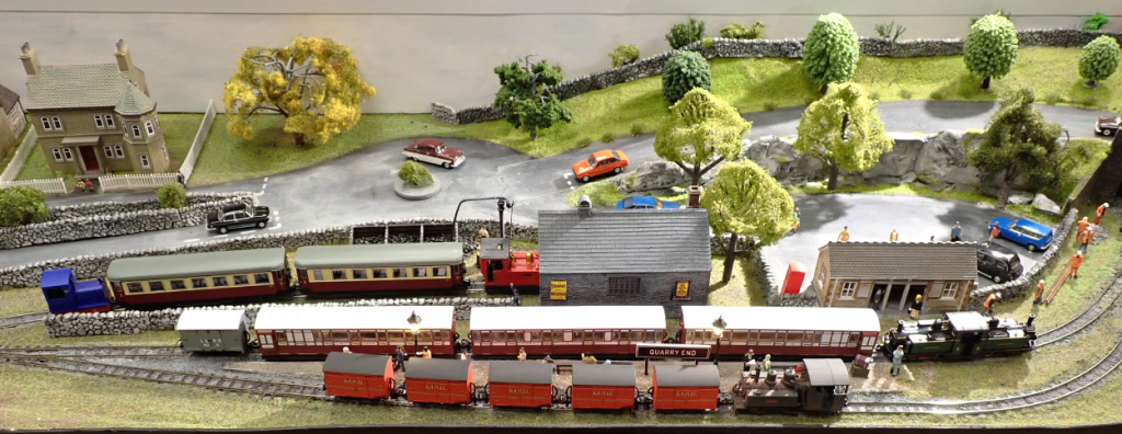 Quarry End model railway layout in 009.