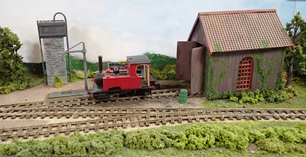Clifton Brook in O-16.5 is an attractive terminus to fiddle yard model railway layout.