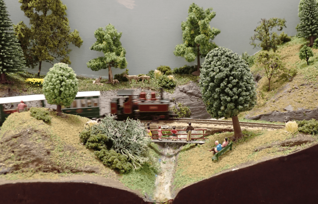 Tren Bach an engaging double sided 009 model railway layout.