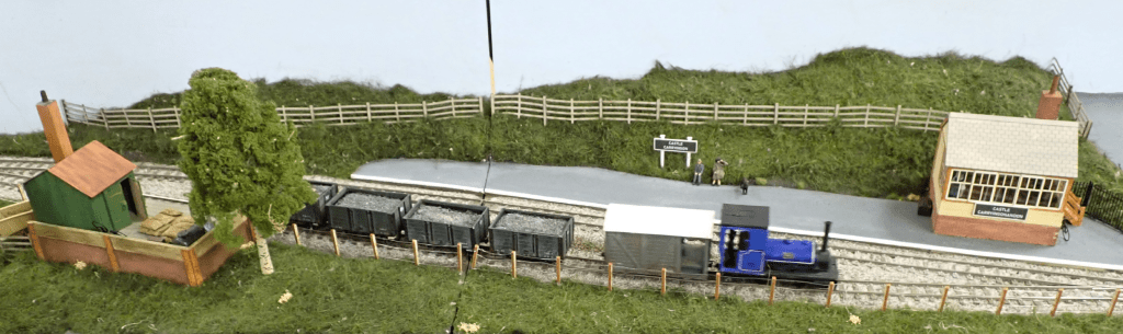 Heart of England Narrow Gauge Modellers Modular 0-16.5 model railway layout.