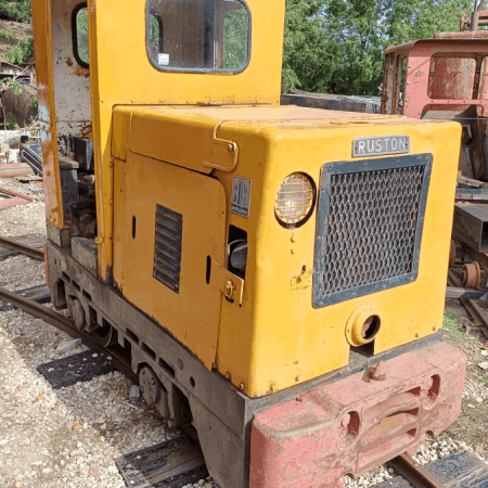 Narrow gauge locomotive at North Ings Farm Museum, Dorrington, Lincoln